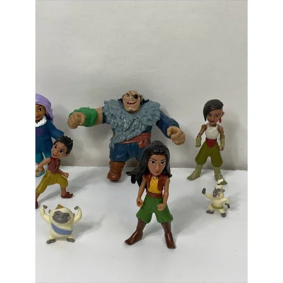 Hasbro Raya And The Last Dragon Kumandra Story Play Set Figures Cake Topper - Picture 3 of 5